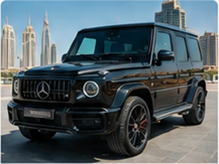 4x4 noir à Dubaï