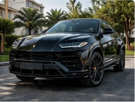 SUV premium noir à Dubaï